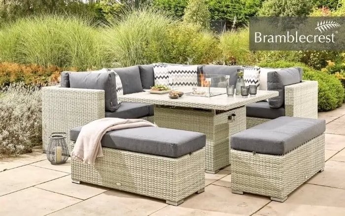 Image for Win a Premium Bramblecrest Firepit Sofa Set worth &pound3,249