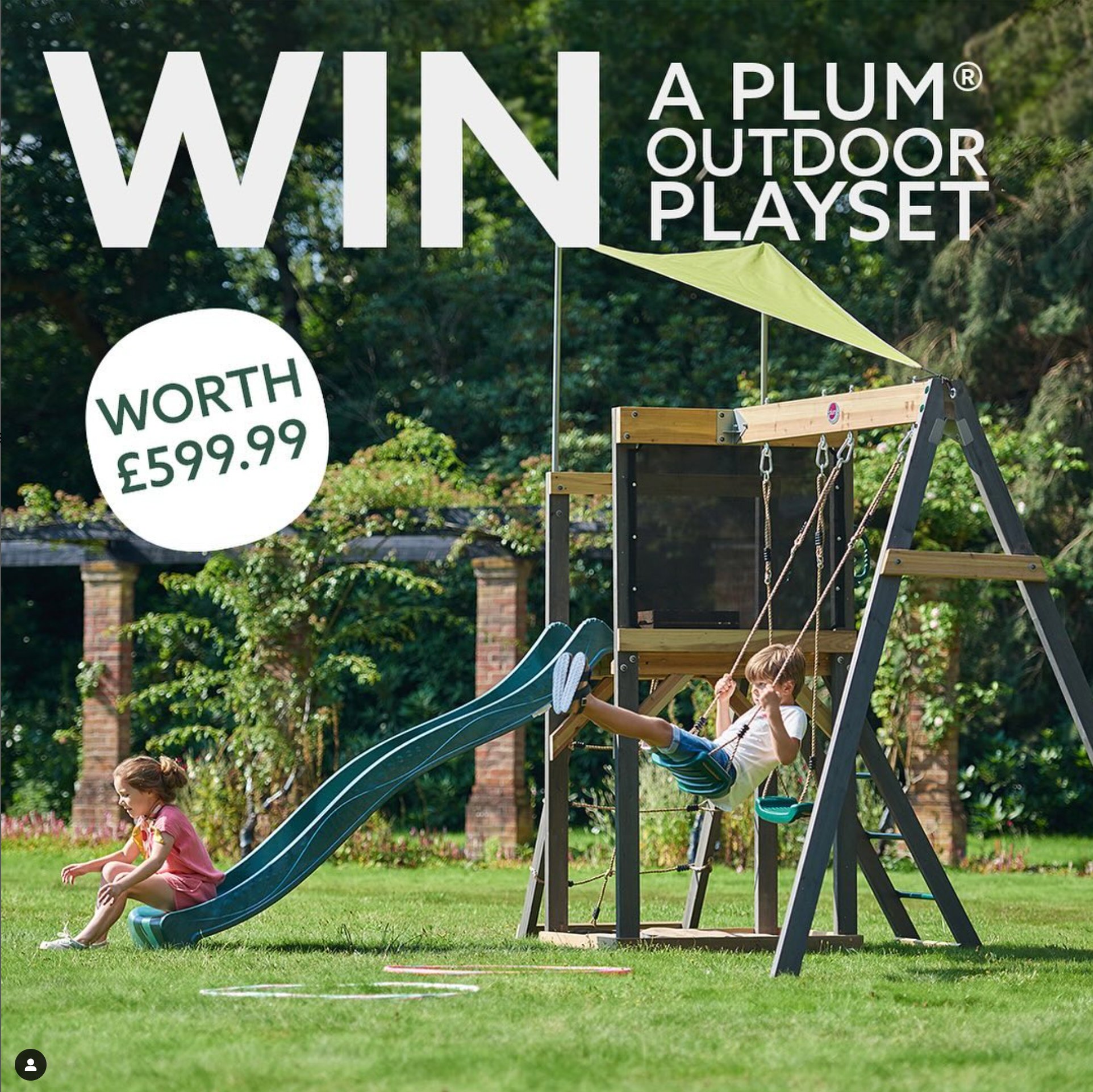 Image of Win an outdoor playset worth &pound599.99!?