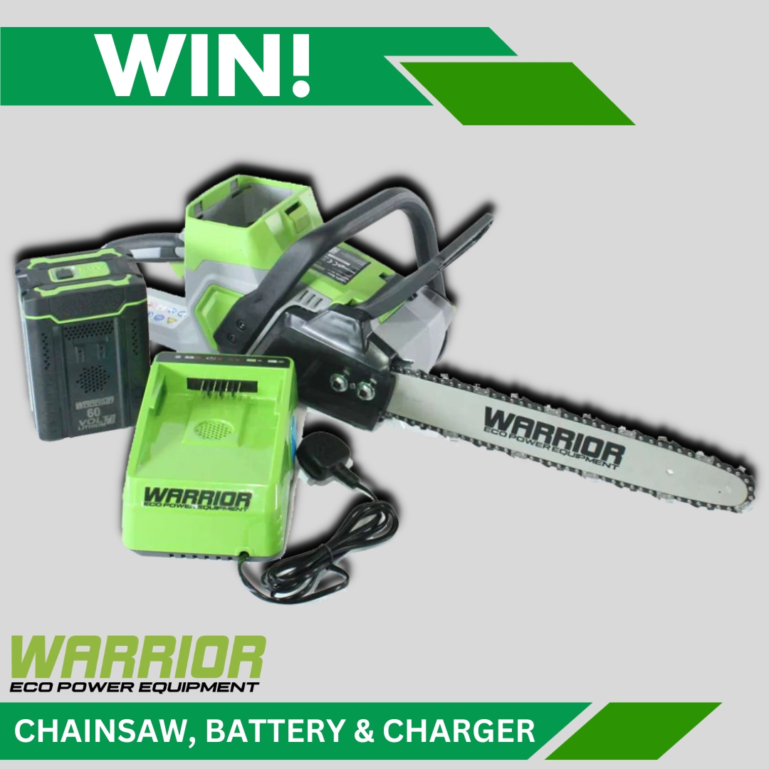 Image for WIN a 60V Battery Powered Chainsaw 
