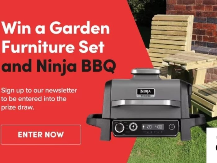 Image of Win a Garden Furniture Set & Ninja BBQ
