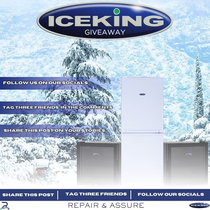 Image of Win an Ice-King Fridge Freezer IK9055W or an Ice-King Mini Fridge DF49K