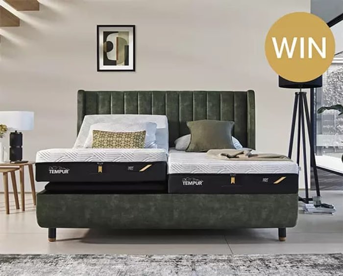 Image for WIN a TEMPUR ARC Smart Adjustable Bed, worth over £9,000
