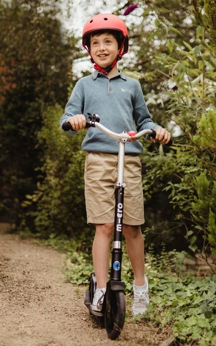 Image for WIN a Two-Wheeled Cruiser and Safety Set from Micro Scooters, worth &pound185
