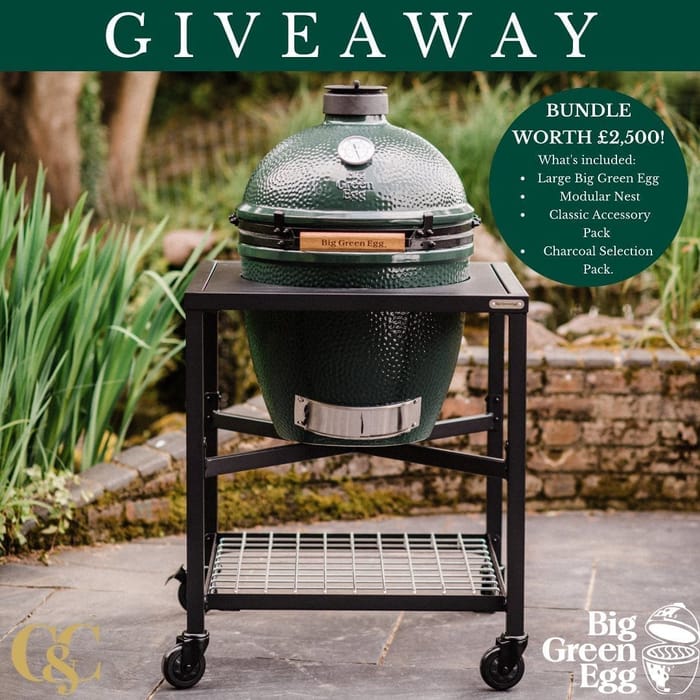 Image for Win a Big Green Egg Bundle worth &pound2,500