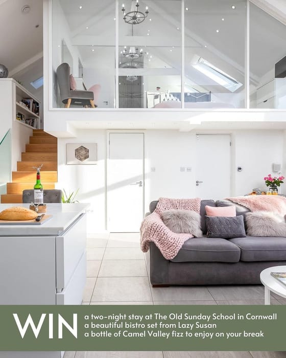 Image for Win a Two Night Stay in Cornwall and a Garden Bistro Set
