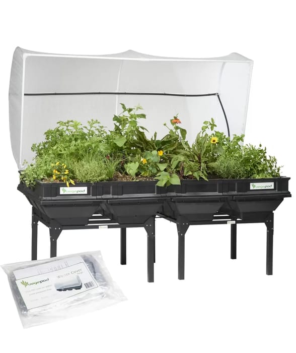 Image of Win Large Vegepod Bundle including a Large Vegepod Raised Bed with Vegecover
