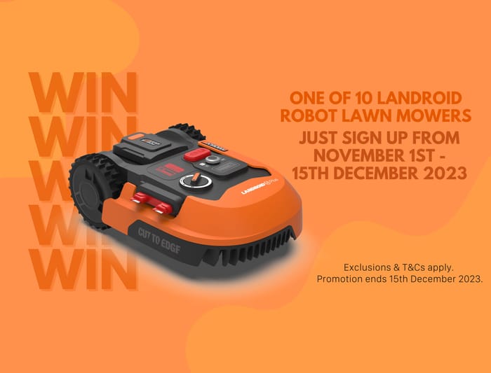 Image of Win a Landroid Robot Lawn Mower

