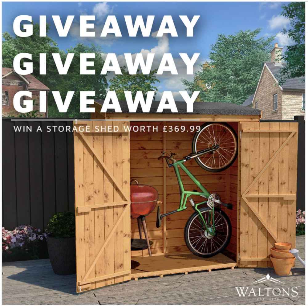 Image for Win a 6ft x 2.5ft Garden Shed worth &pound369.99!